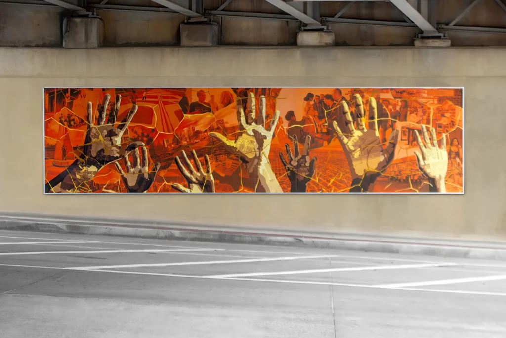 Tulsa - Joining Hands TULSA WALL 1