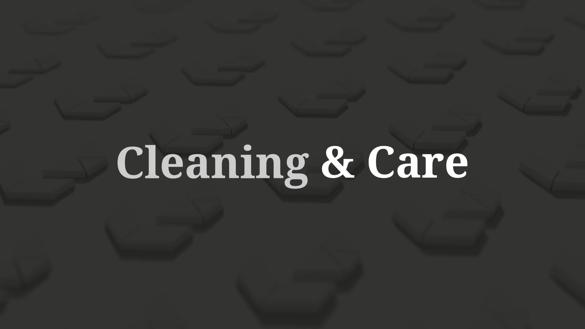 CLEANING CARE